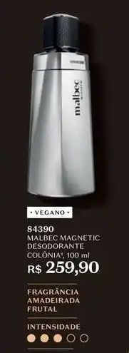 O Boticário Malbec - magnetic desodorante colônia oferta