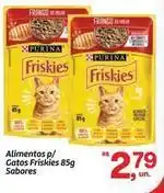 Fort Atacadista Purina - alimentos p/ gatos friskies 85g sabores oferta