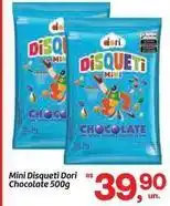 Fort Atacadista Dori - mini disqueti chocolate oferta