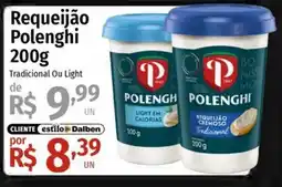 Supermercado Dalben Requeijão Polenghi oferta
