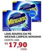 Assaí Atacadista Maxima - lava-roupas em pó limpeza minuano oferta