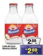Fort Atacadista Menina - leite de coco oferta