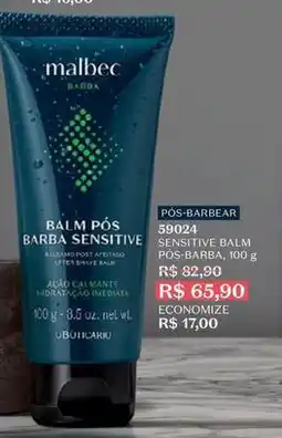 O Boticário O boticario - balm pos barba sensitive balm oferta