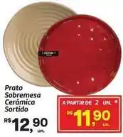 Fort Atacadista 19 - prato sobremesa cerâmica oferta