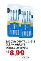 Assaí Atacadista Oral-b - escova dental 1-2-3 clean oferta