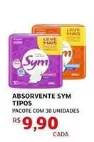 Assaí Atacadista Sym - absorvente tipos oferta