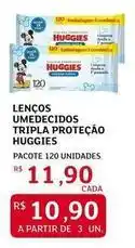 Assaí Atacadista Huggies - lencos umedecidos tripla proteção oferta