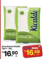Fort Atacadista Kicaldo - arroz branco oferta