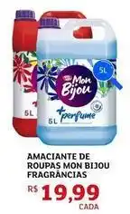 Assaí Atacadista Mon bijou - amaciante de roupas fragrâncias oferta