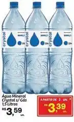 Fort Atacadista Crystal - agua mineral crustal 5/ gas oferta