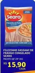 Assaí Atacadista Seara - filezinho sassami de frango congelado oferta