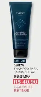O Boticário Match - shampoo para barba oferta