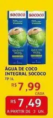 Assaí Atacadista Sococo - agua de coco integral oferta