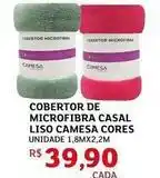 Assaí Atacadista Camesa - cobertor de microfibra casal liso cores oferta