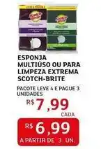 Assaí Atacadista Scotch brite - esponja multiuso ou para limpeza extrema oferta