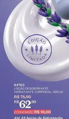 O Boticário Cuide-se bem - locao desodorante hidratante corporal oferta