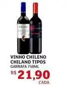 Assaí Atacadista Chilano - vinho chileno oferta