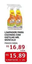 Assaí Atacadista Mr. músculo - limpador para cozinha com gatilho oferta