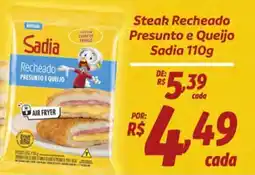 Supermercado Dalben steak recheado presunto e queijo oferta