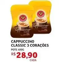 Assaí Atacadista 3 corações - cappuccino classic oferta