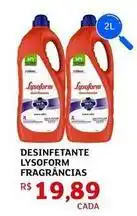Assaí Atacadista Lysoform - desinfetante fragrancias oferta