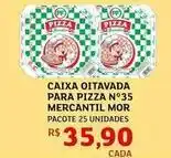 Assaí Atacadista Mor - caixa oitavada para pizza n°35 mercantil oferta