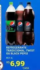 Assaí Atacadista Pepsi - refrigerante tradicional, twist ou black oferta