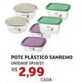 Assaí Atacadista Sanremo - pote plástico oferta