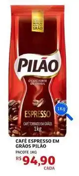 Assaí Atacadista Pilão - cafe espresso em graos oferta