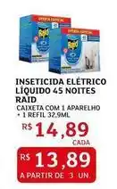 Assaí Atacadista Raid - inseticida elétrico líquido 45 noites oferta