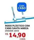 Assaí Atacadista Maria - rodo plástico com cabo santa oferta