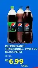 Assaí Atacadista Tradicional - refrigerante tradicional, twist ou black pepsi oferta