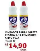 Assaí Atacadista Veja - limpador para limpeza pesada x-14 com cloro ativo oferta