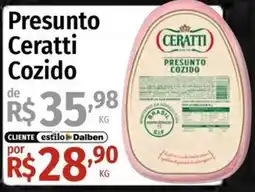 Supermercado Dalben Presunto Ceratti Cozido oferta