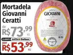 Supermercado Dalben Mortadela giovanni ceratti oferta