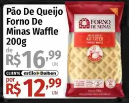 Supermercado Dalben Pão de queijo forno de minas waffle oferta