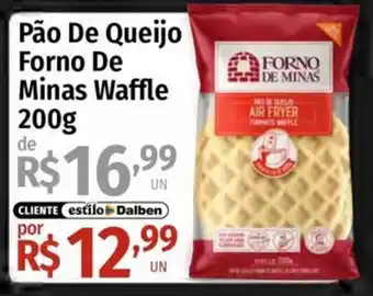 Supermercado Dalben Pão de queijo forno de minas waffle oferta