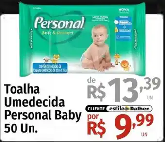Supermercado Dalben Toalha Umedecida Personal Baby oferta