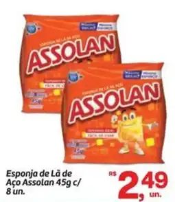 Fort Atacadista Esponja de lã de aço assolan oferta