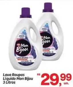 Fort Atacadista Lava Roupas Líquido Mon Bijou oferta