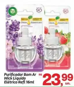 Fort Atacadista Purificador Bom Ar Wick Líquido Elétrico Refil oferta