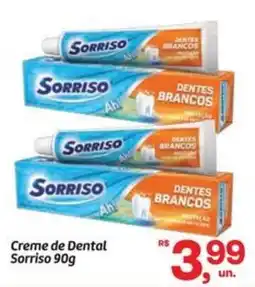 Fort Atacadista Creme de Dental Sorriso oferta