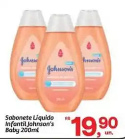 Fort Atacadista Sabonete Líquido Infantil Johnson's Baby oferta