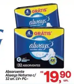 Fort Atacadista Absorvente Always Noturno c/ oferta