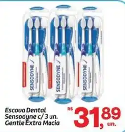 Fort Atacadista Escova Dental Sensodyne c/ 3 un. Gentle Extra Macia oferta