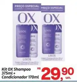 Fort Atacadista Kit OX Shampoo Lisos oferta