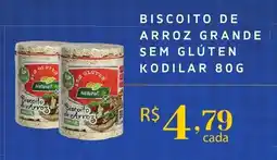 Bahamas Supermercados Biscoito de arroz grande sem glúten oferta