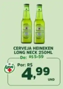 Araújo Supermercados Cerveja heineken long neck oferta