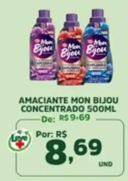 Araújo Supermercados Amaciante mon bijou concentrado oferta