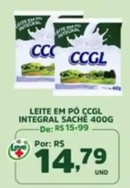 Araújo Supermercados Leite em pó ccgl integral sachê oferta